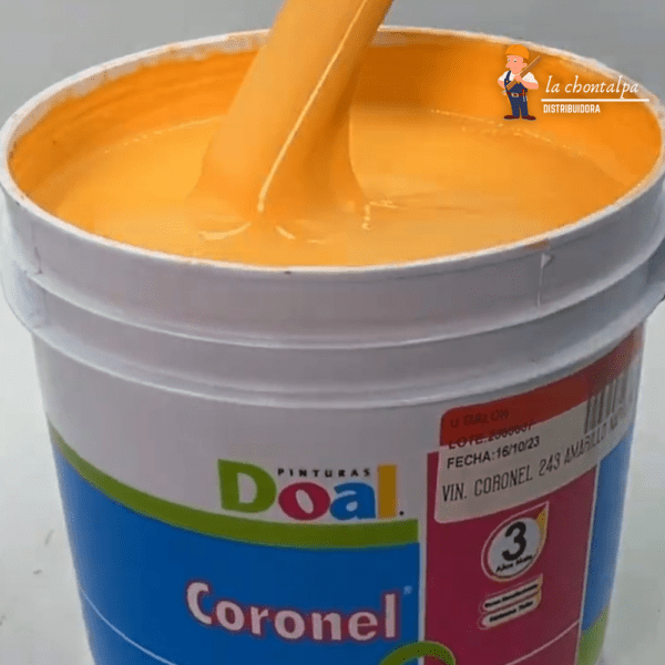 PINTURA SEMI-PLASTICA CORONEL, 4L - Imagen 4