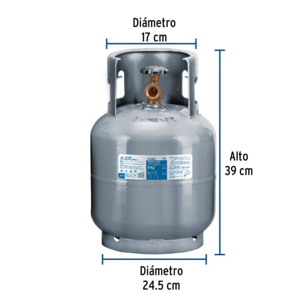 TANQUE DE GAS DE 4 KG, FOSET - Imagen 3