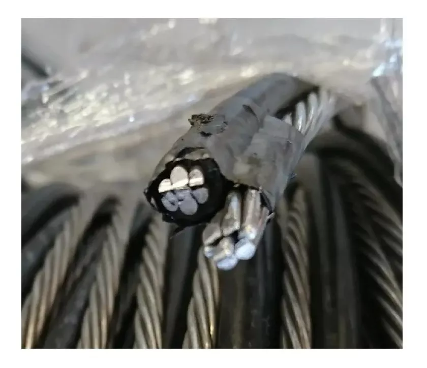 CABLE PARA BAJANTE 1+1 ALUMINIO, CALIBRE 6, IUSA - Imagen 5