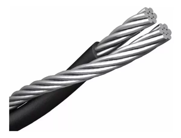 CABLE PARA BAJANTE 1+1 ALUMINIO, CALIBRE 6, IUSA (500 mts) - Imagen 3