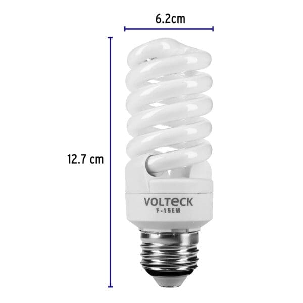 LAMPARA ESPIRAL MINI DE 15 W VOLTECK - Imagen 2