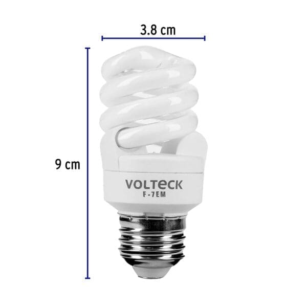 LAMPARA ESPIRAL DE 7 W VOLTEK - Imagen 2