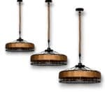 LAMPARA COLGANTE DECORATICO MODERNO, SOGA