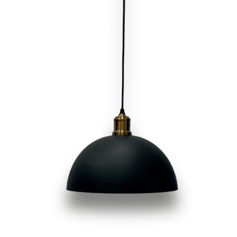 LAMPARA NEGRA CODRIZADA