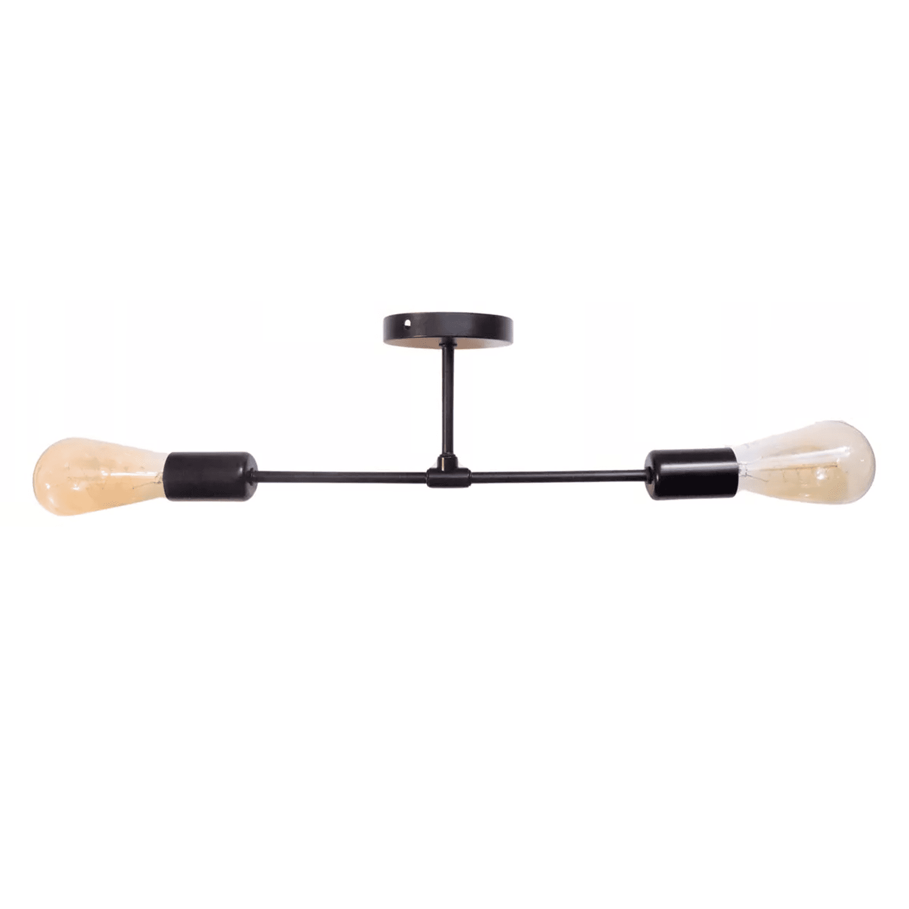 LAMPARA TECHO T/MANECILLAS, NEGRO MATE