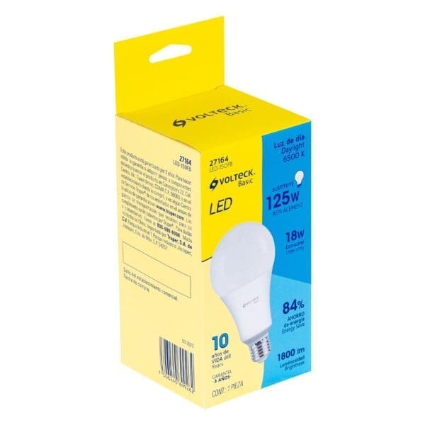 LAMPARA LED T/BULBO 18 W VOLTECK BASIC - Imagen 3