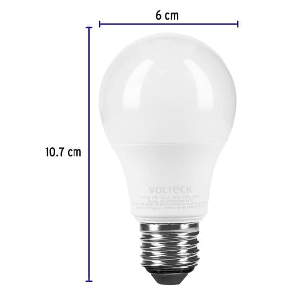 LAMPARA LED T/ BULBO 6 W VOLTECK - Imagen 2