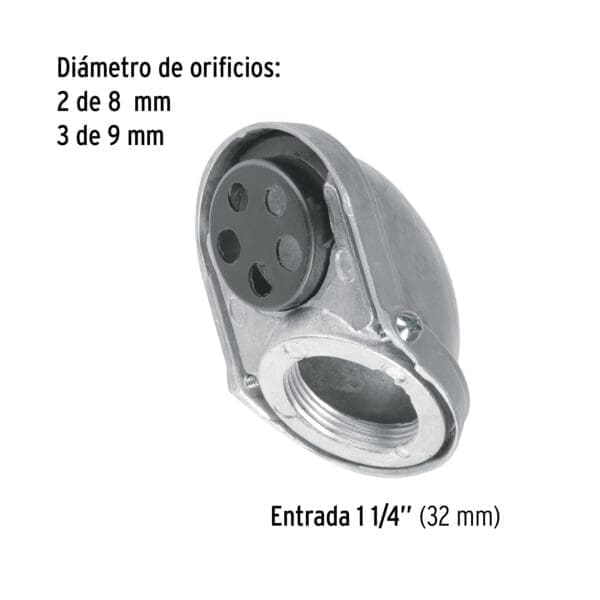 MUFA ROSCADA 1 1/4" ESTANDAR VOLTECK - Imagen 3