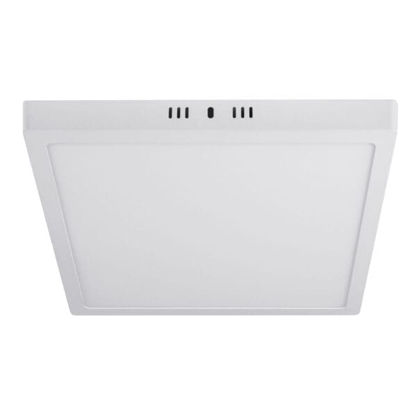 LUMINARIO T/PLAFON CUADRADO MODERNO 24W LED BLANCO