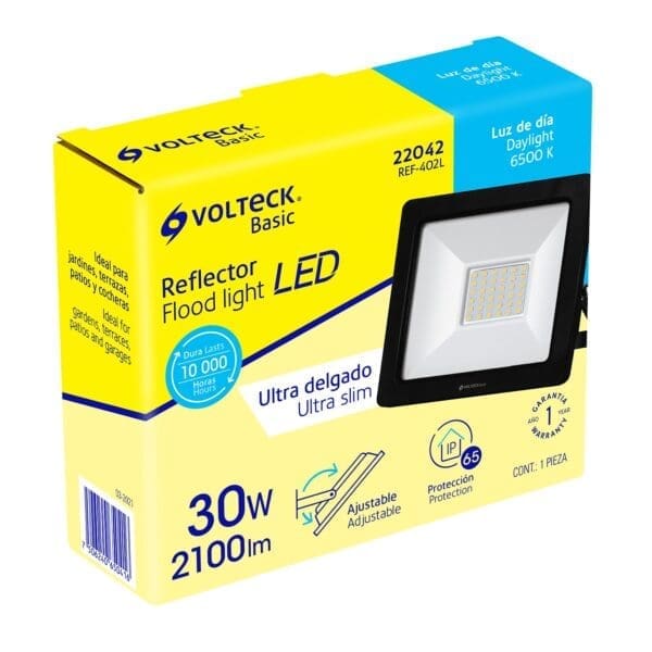 REFLECTOR DE LED ULTRA DELGADO 30W VOLTECK - Imagen 2