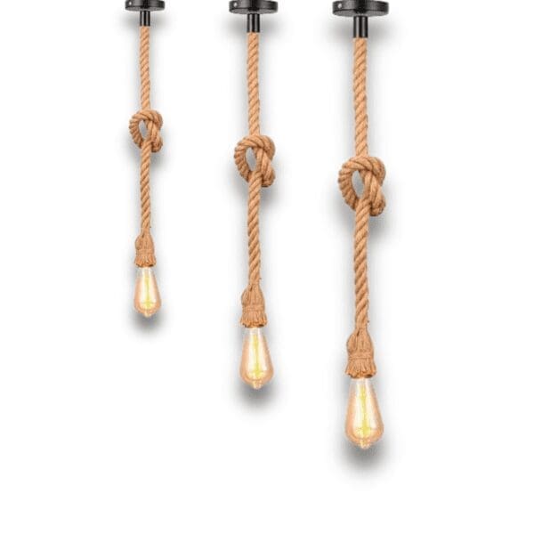 SOCKET COLGANTE VINTAGE T/SOGA BEIGE, 70 CM