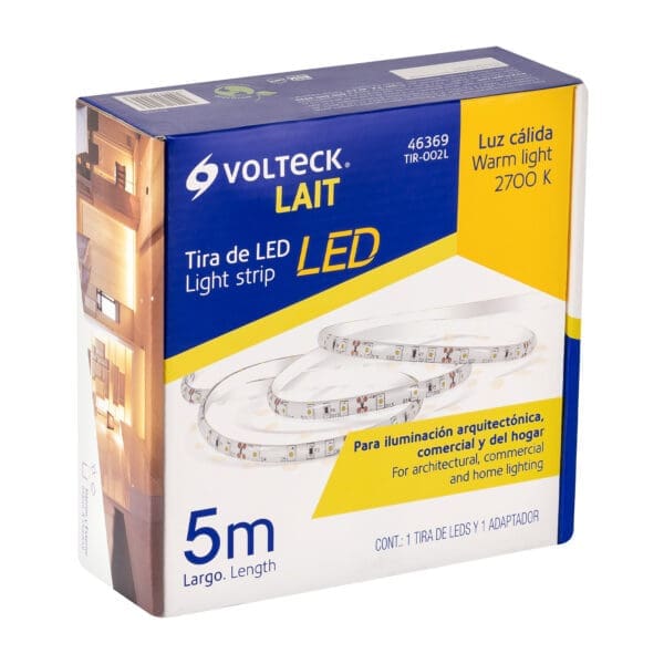 TIRA DE LED, LUZ CALIDA 18W DE 5 METROS - Imagen 2