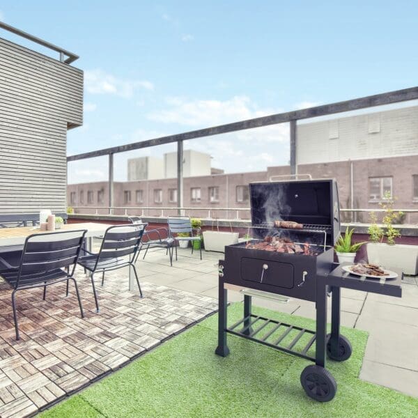 ASADOR DE CARBON 24" NEGRO, FIERO - Imagen 2