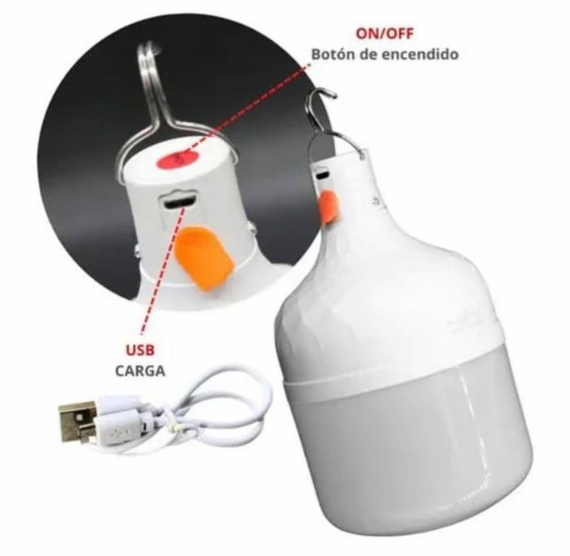 FOCO RECARGABLE USB 50W - Imagen 2